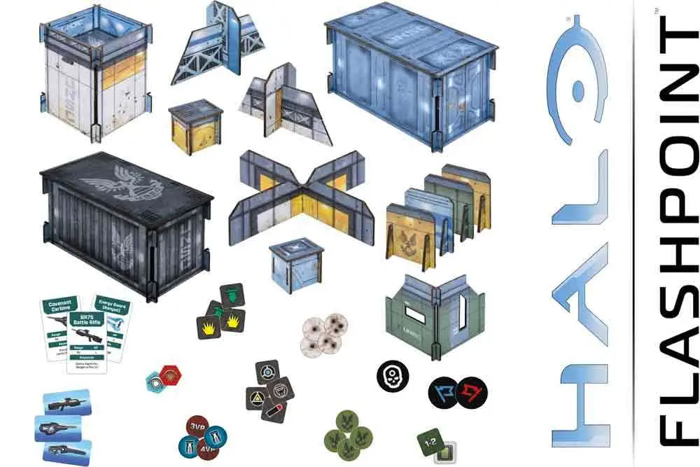 HALO: FLASHPOINT - UNSC BASE TERRAIN SET