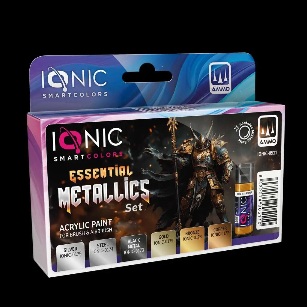 IONIC ESSENTIAL METALLICS PAINT SET