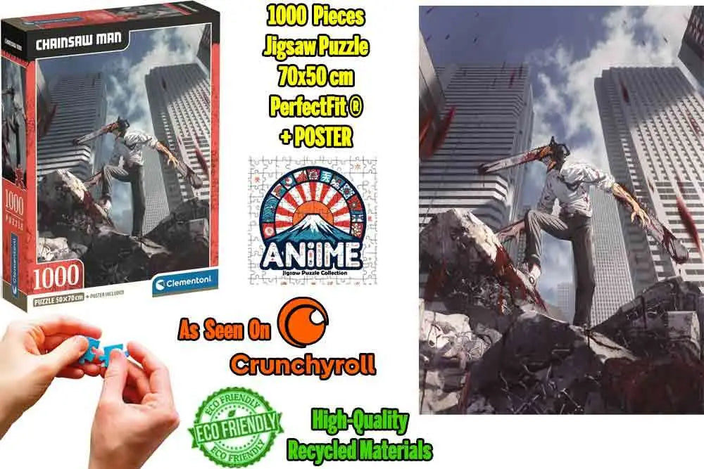 ANIME PUZZLE COLLECTION - CHAINSAW MAN: SKYSCRAPER - JIGSAW PUZZLE 1000 PCS