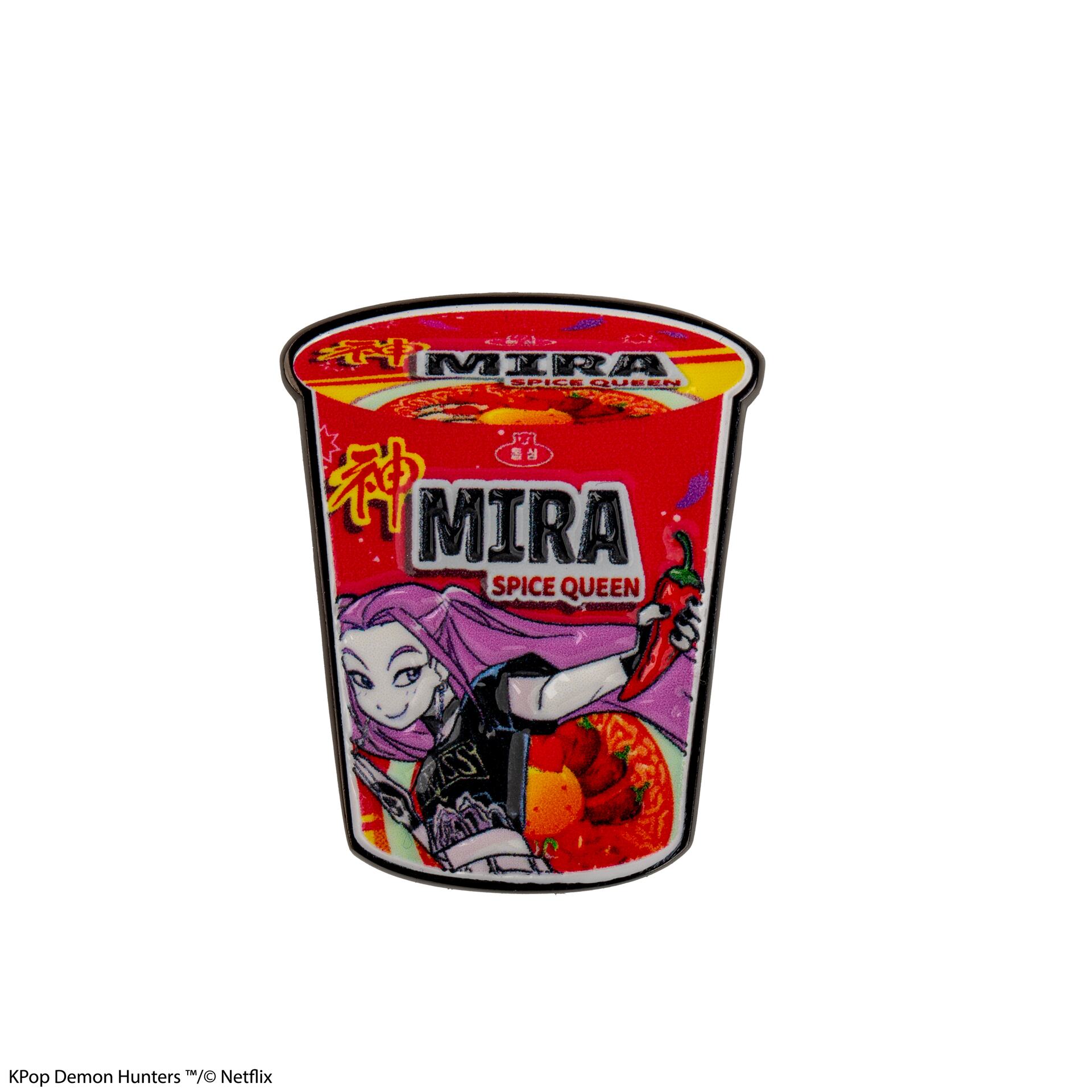 KPOP DEMON HUNTERS MIRA SPICE QUEEN NOODLES PIN