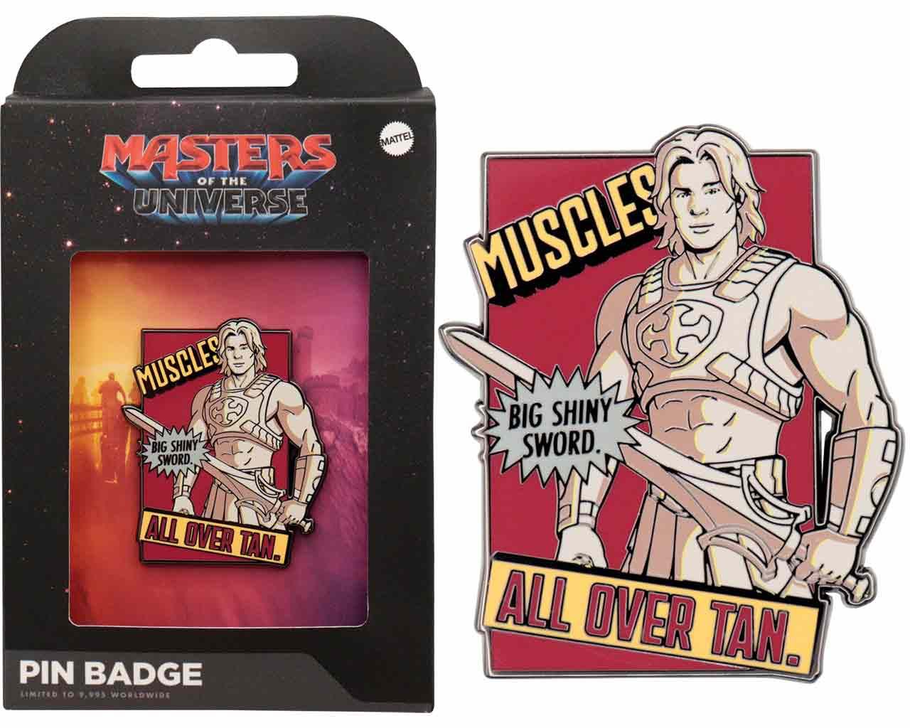 MASTERS OF THE UNIVERSE HE-MAN LIMITED EDITION PIN BADGE