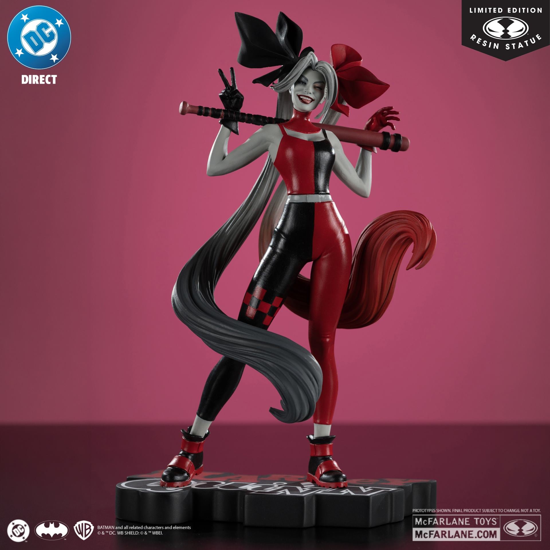 DC DIRECT HARLEY QUINN: RED, WHITE & BLACK HARLEY QUINN BY ALEX GARNER