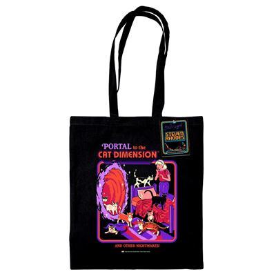 STEVEN RHODES PORTAL TO THE CAT DIMENSION TOTE BAG