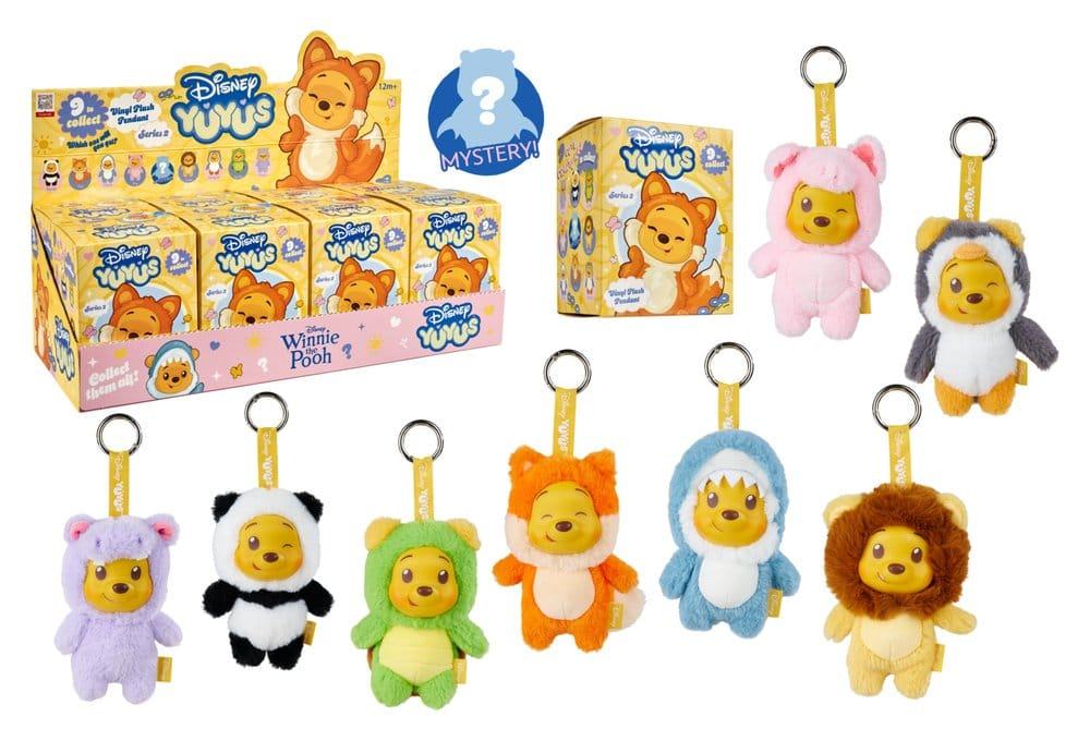 DISNEY YUYUS WINNIE THE POOH PELUCHE WAVE 2 BAG CLIP BLIND BOX (8)