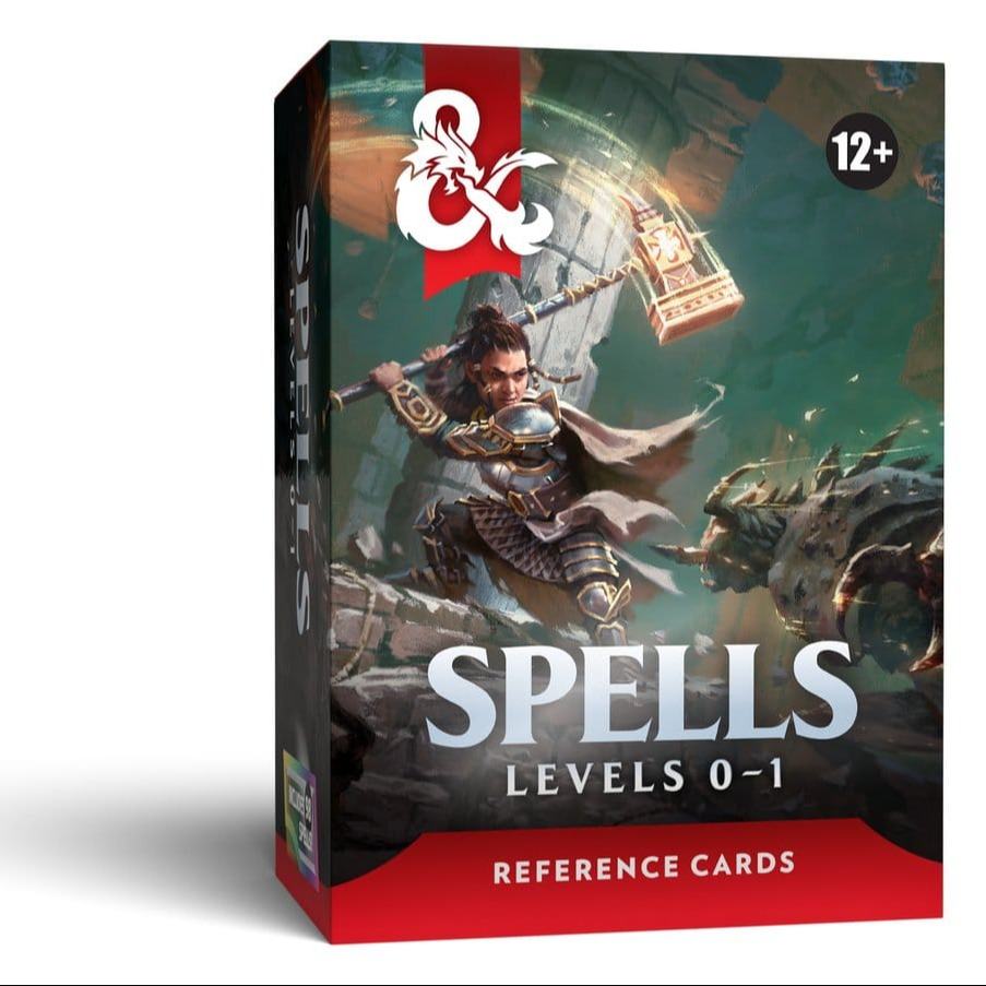 DUNGEONS & DRAGONS REFERENCE CARDS SPELLS (LEVELS 0-1) ENG