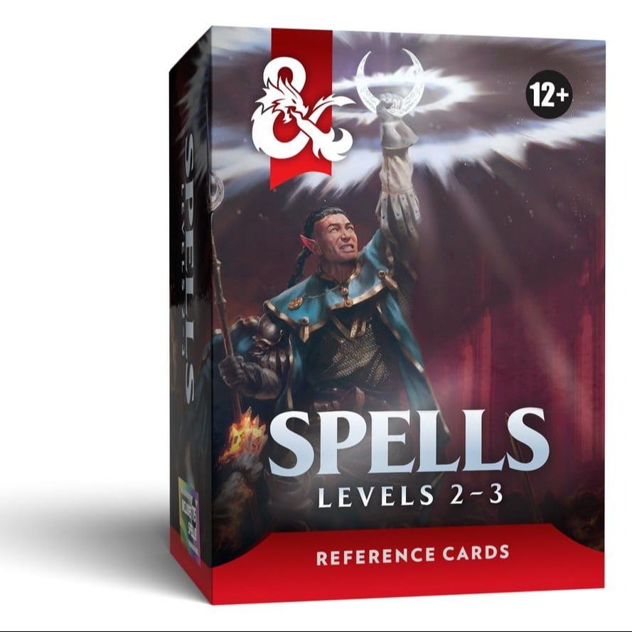 DUNGEONS & DRAGONS REFERENCE CARDS SPELLS (LEVELS 2-3) ENG