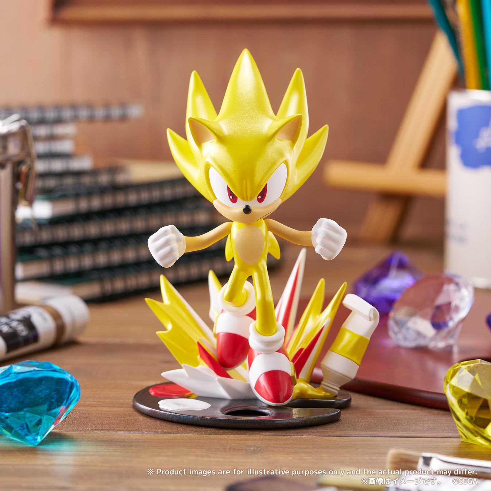 SONIC THE HEDGEHOG SUPER SONIC PALVERSE PALE FIGURE