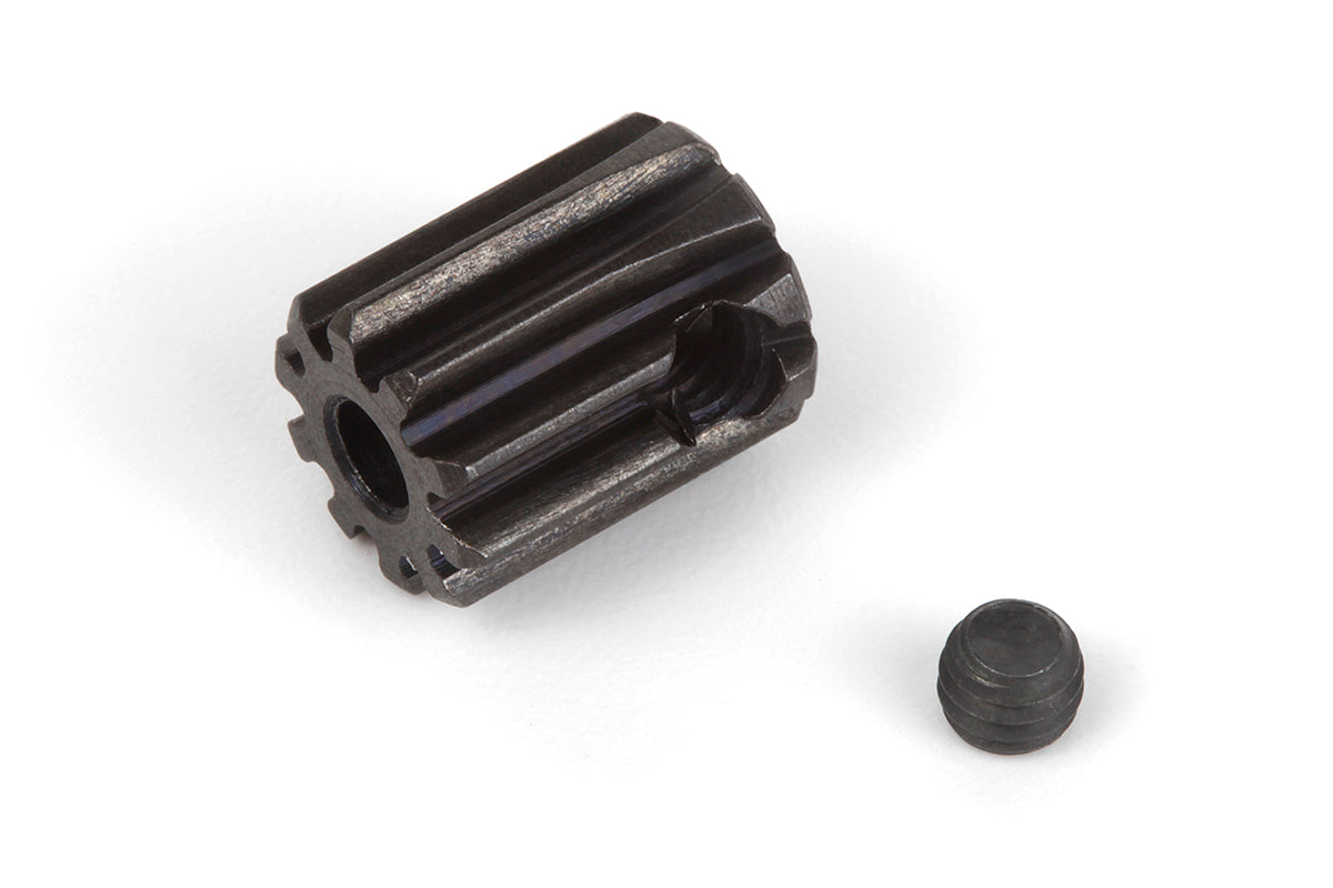 Pinion Gear 10T (0.8M/3.175mm Shaft/Steel)