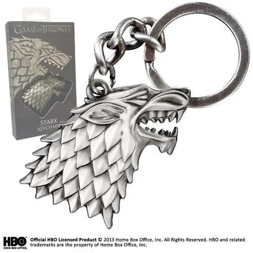 GAME OF THRONES STARK KEYCHAIN
