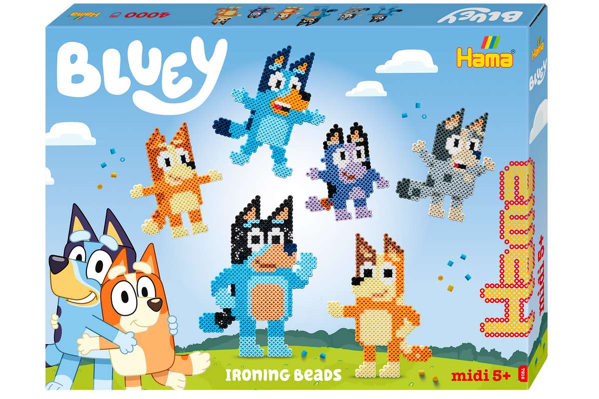 Hama midi gaveæske Bluey
