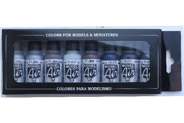 Model Air metallic color set 8x17ml
