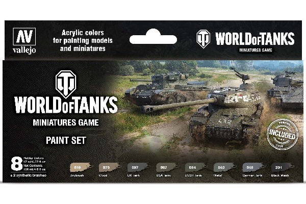 World of Tanks - Miniatures game paint set 8x17ml