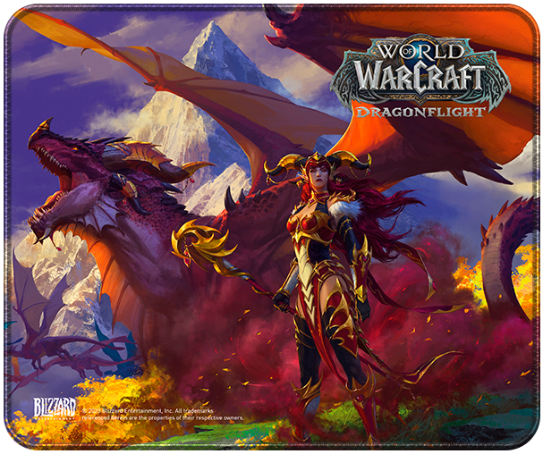 World Of Warcraft Dragonflight - Alexstrasza & Dragon Mousepad, M