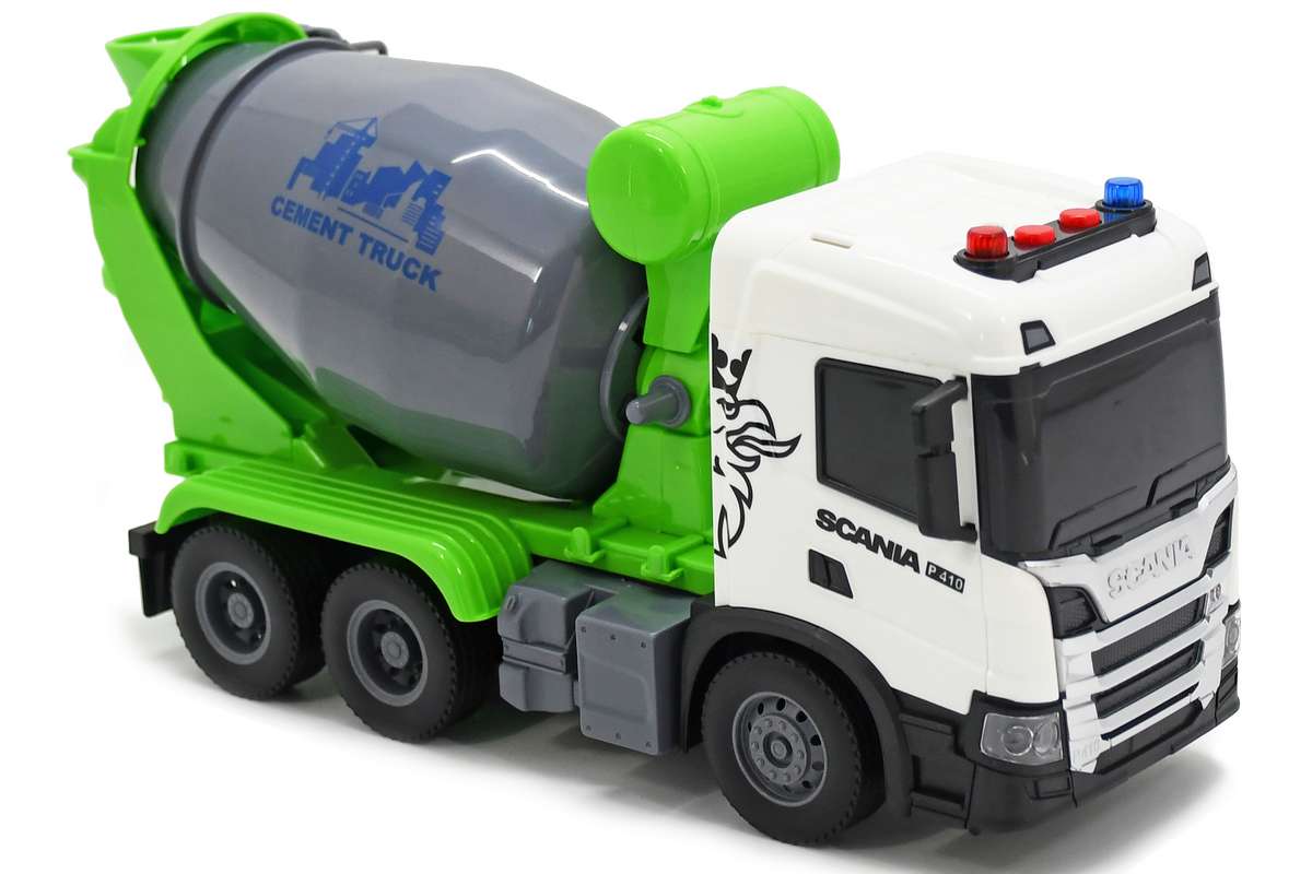 SCANIA cementblander med lys & lyd, 31x10,6x15cm