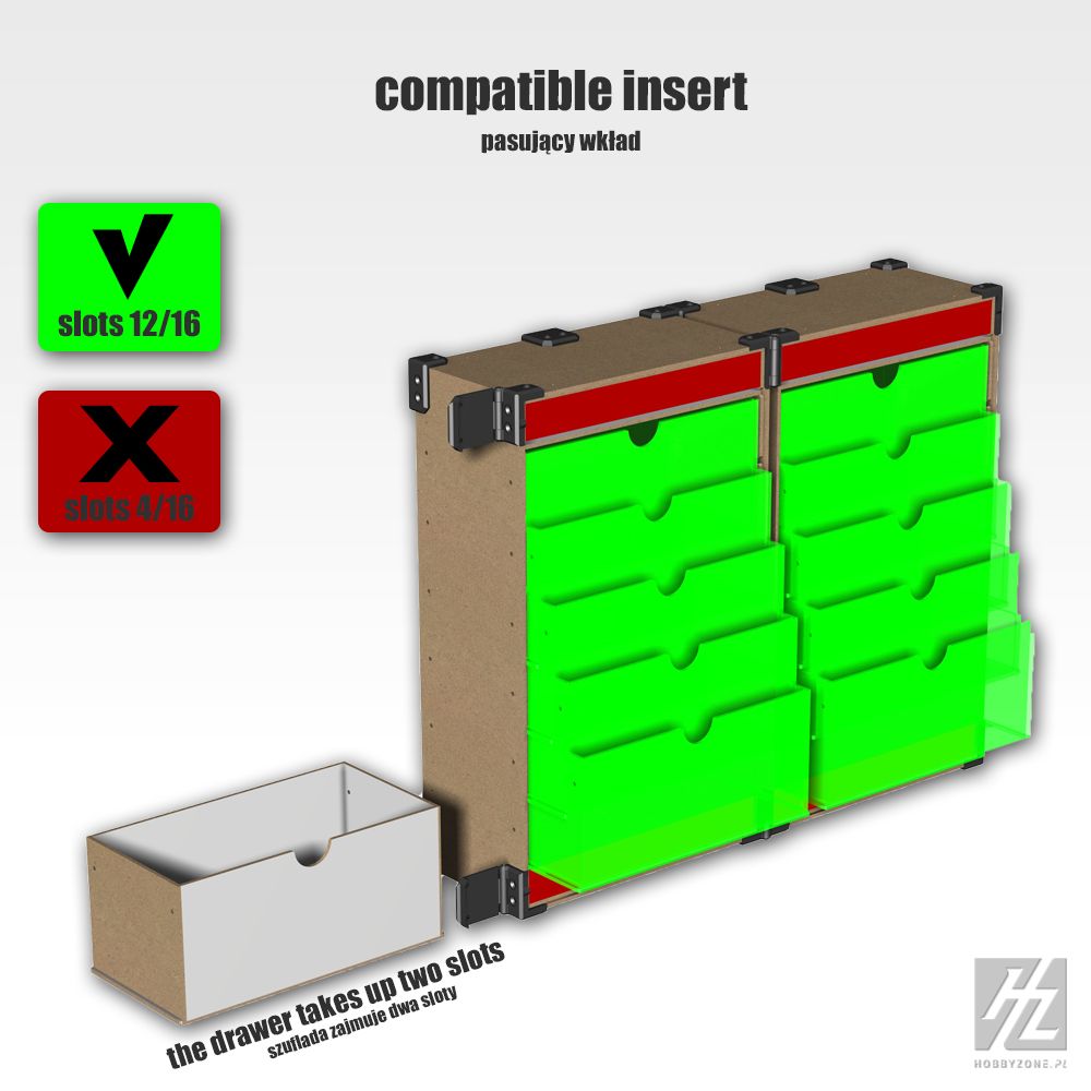 HobbyZone Portable Hobby Station - Large Capacity Drawer Insert - opi02