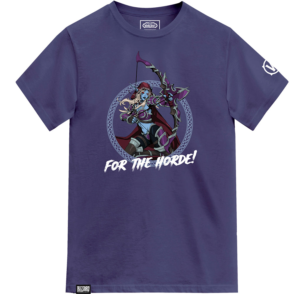 World of Warcraft For the Horde t-shirt, color: blue, size: S