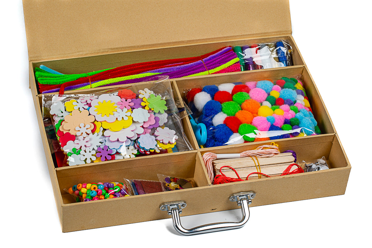 Hobby box med ca. 1200 dele ass.