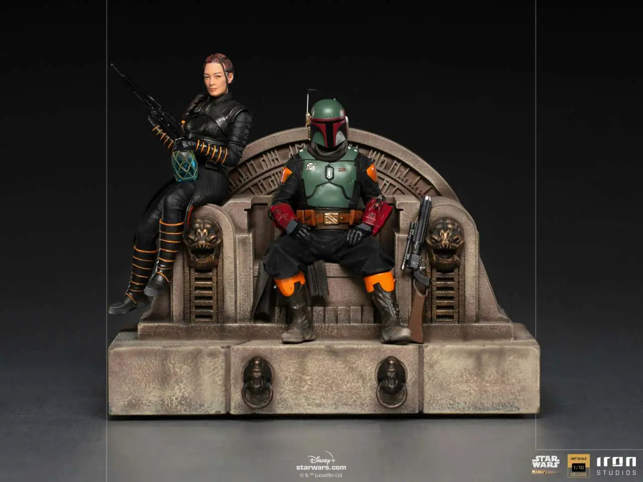 MANDALORIAN BOBAFETT AND FENNEC DLX 1/10