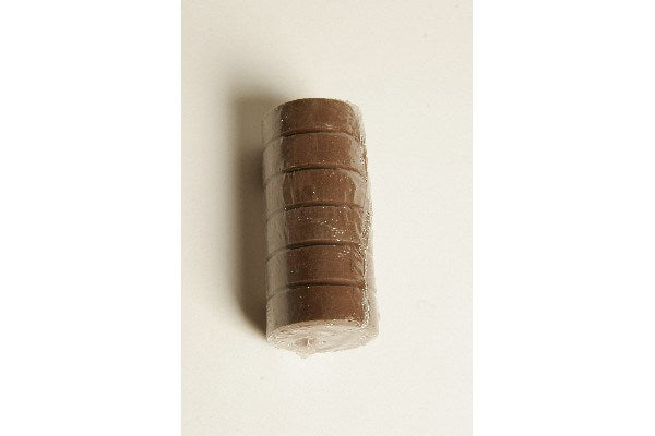 Fantasy blokfarve 44x16mm 6stk brun