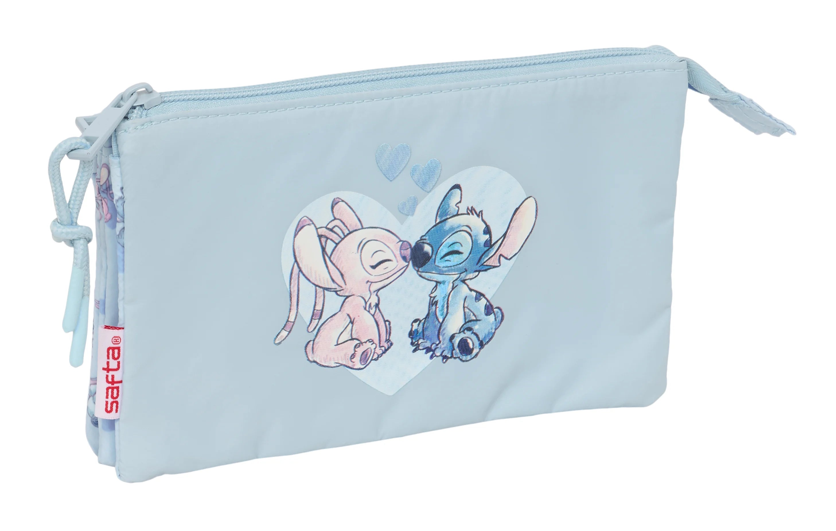 STITCH & ANGEL - Ohana - Tripple Pencil Case