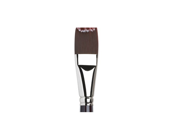 Galeria brush short flat (long handle) No. 28