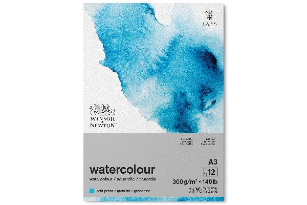 Watercolour pad cold pressed 300g A3 12pages