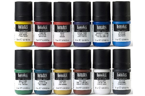 LQX Acrylic Gouache set 12x22ml essentials