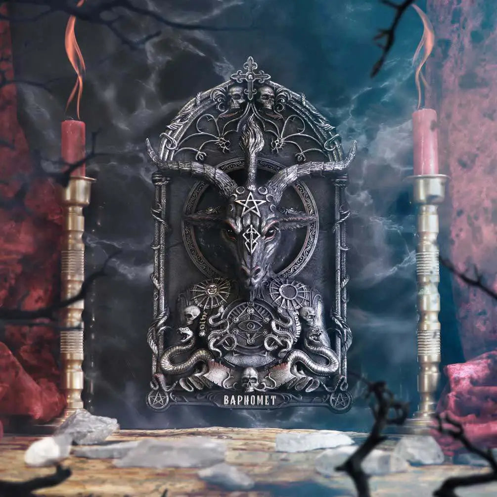BAPHOMET INVOCATION WALL PLAQUE EXC