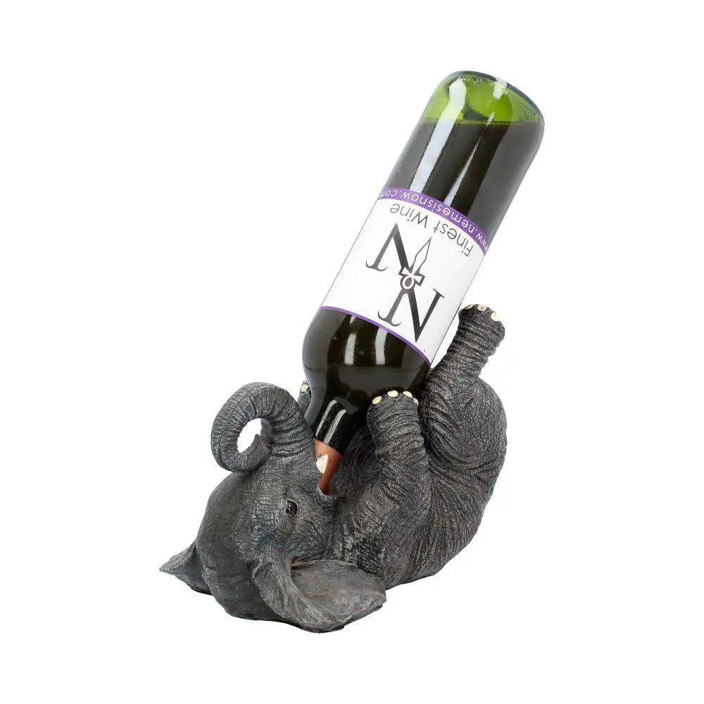 GUZZLERS GREY ELEPHAN WINE BOTTLE HOLDER