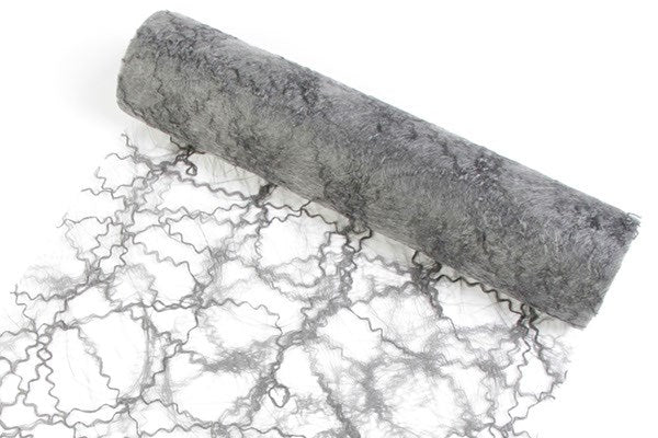 Dekorationsvæv twist koksgrå 30cmx10m