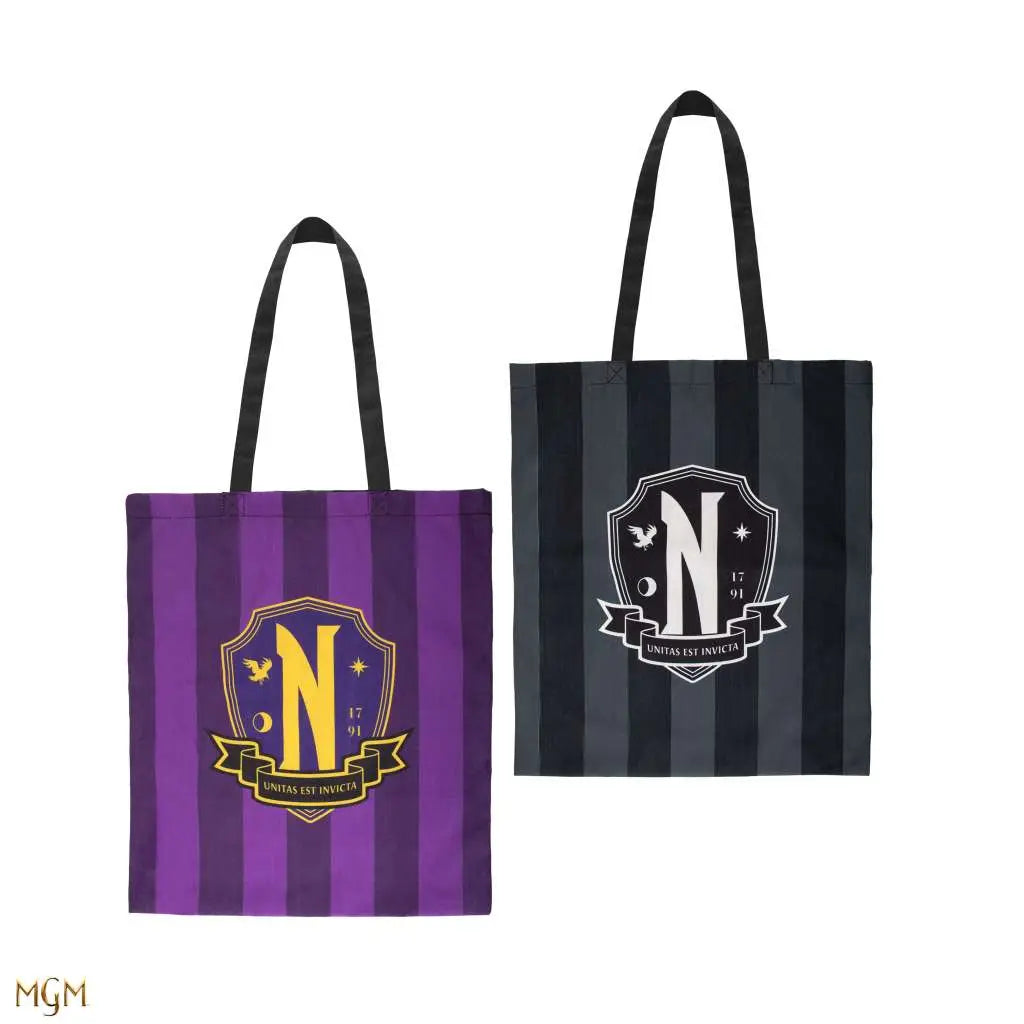 WEDNESDAY NEVERMORE ACADEMY TOTE BAG