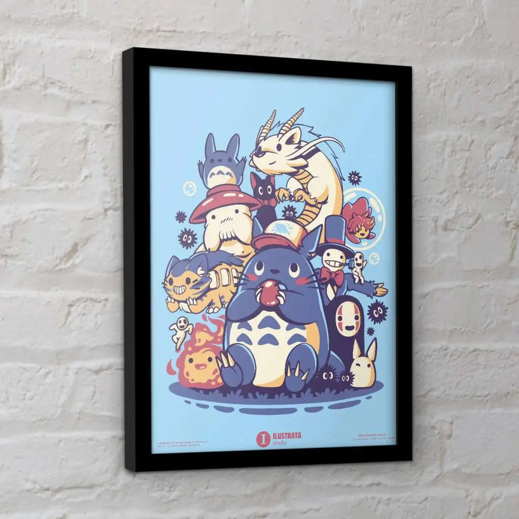 ILUSTRATA CREATURES SPIRITS AND FRIENDS COLLECTOR PRINT