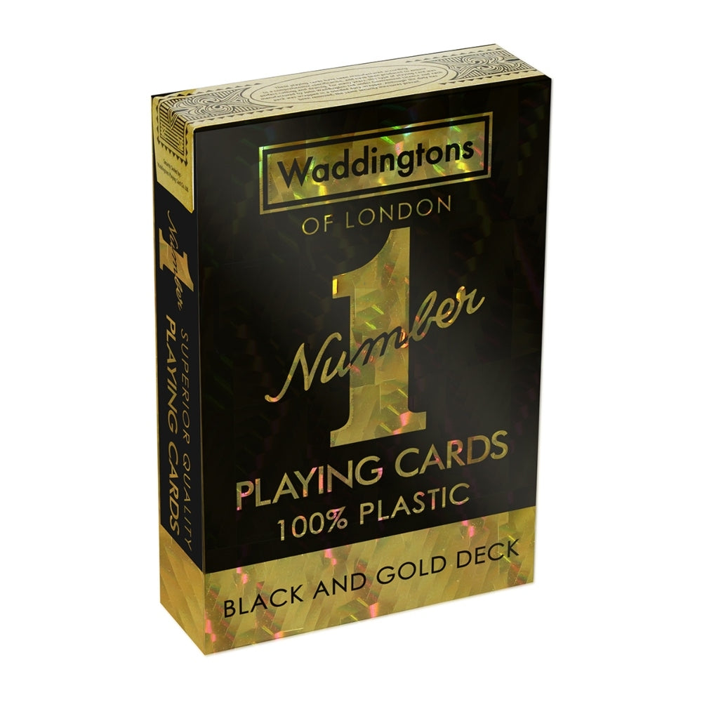 Winning Moves Black and Gold - Waddingtons No.1 Playing Cards