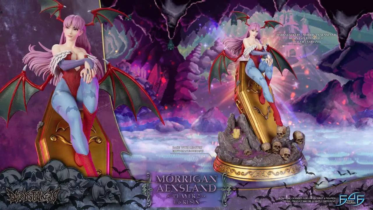 DARKSTALKERS MORRIGAN AENSLAND PLAYER 2 1/6 RESIN STATUE