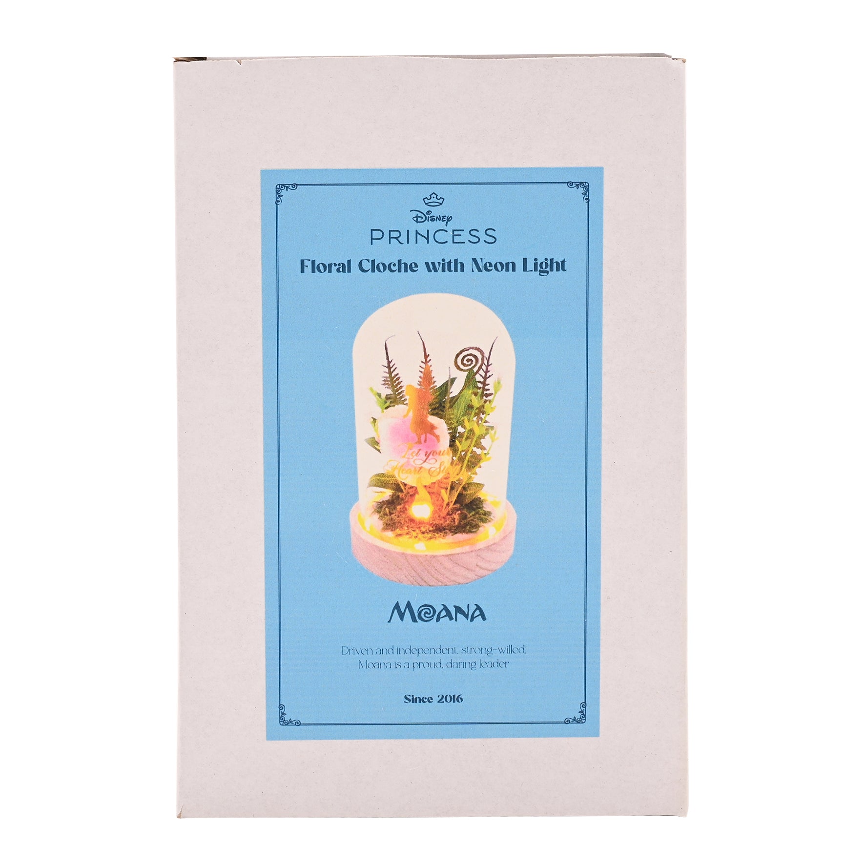 DISNEY PRINCESS - Moana - Floral Cloche with a Neon Light