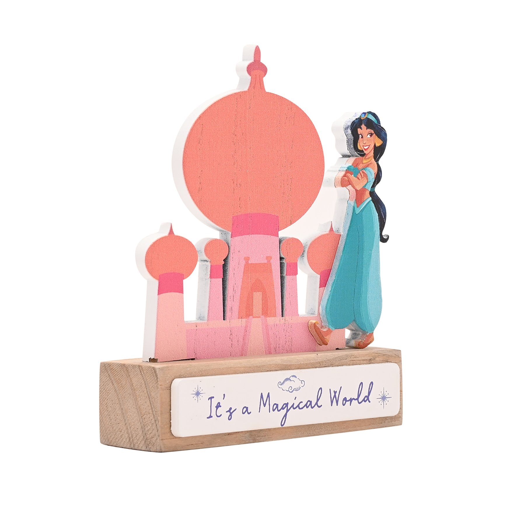 DISNEY PRINCESS - Jasmine - Mini Castle Plaque