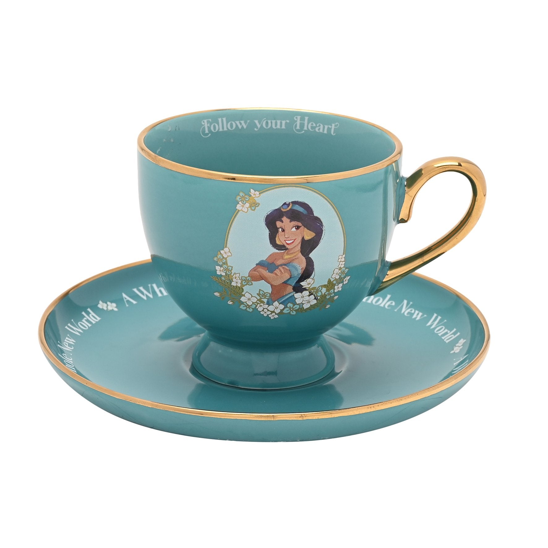 DISNEY PRINCESS - Jasmine - Tea Cup + Saucer 7oz