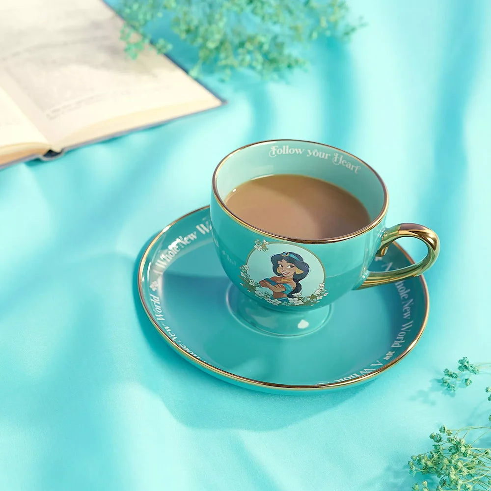 DISNEY PRINCESS - Jasmine - Tea Cup + Saucer 7oz