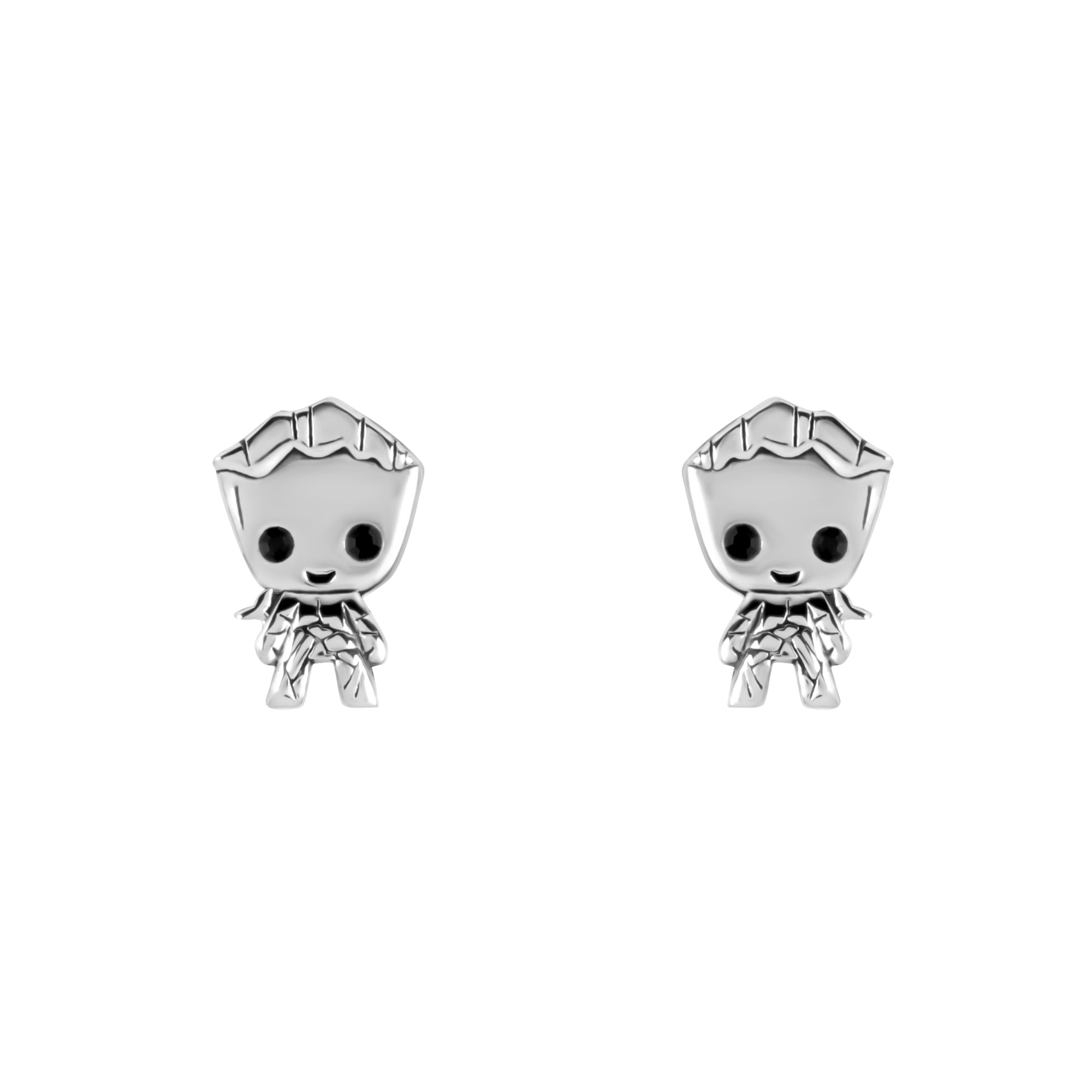 GROOT - 1 Pair of Sterling Silver Studs Earrings