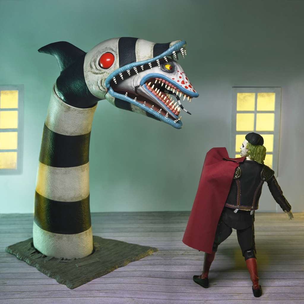 BEETLEJUICE 2 -Matador Beetlejuice & Sandworm -Ultimate Fig. 17 & 48cm