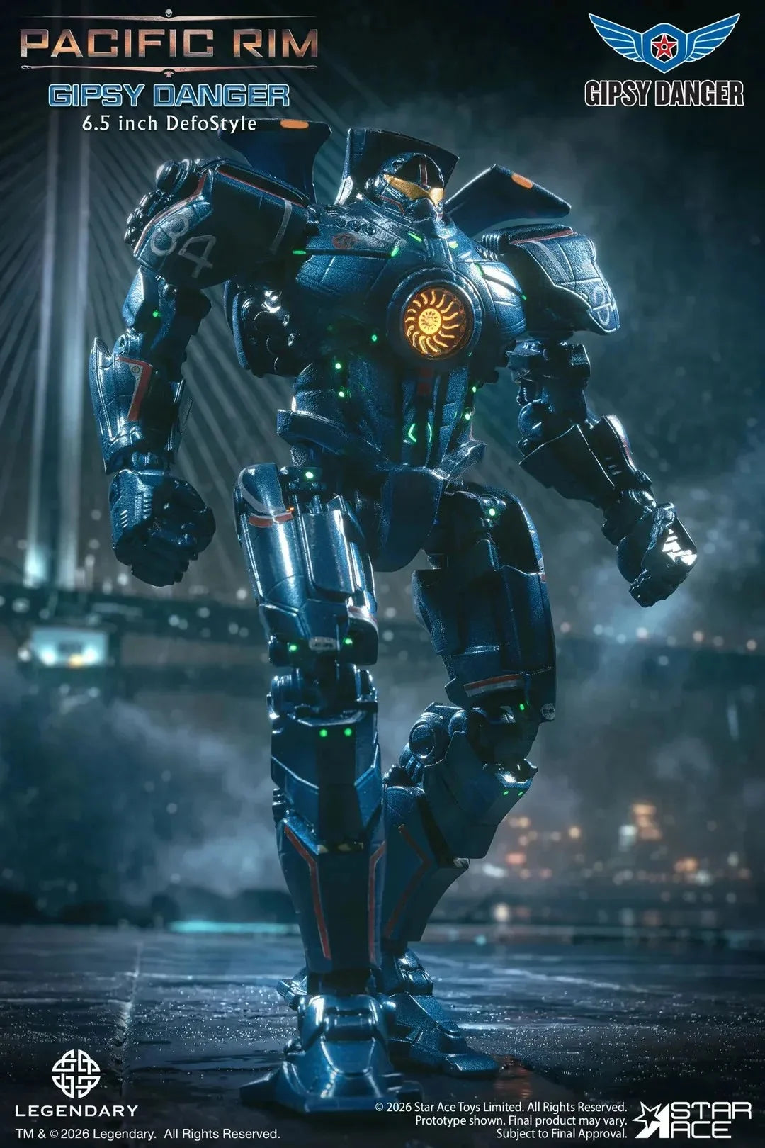 PACIFIC RIM - Gipsy Danger - Figure Defostyle Deluxe 16.5cm