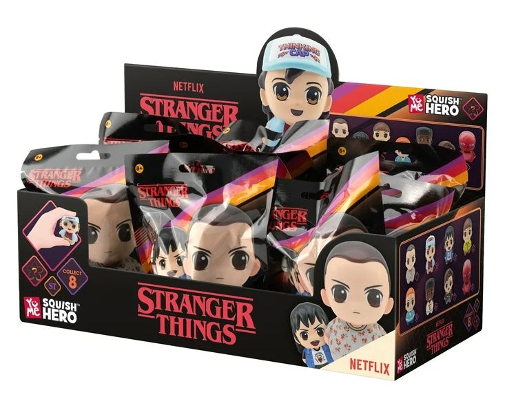 STRANGER THINGS - Squish Hero - Assortiment 12 Figures 7.6cm