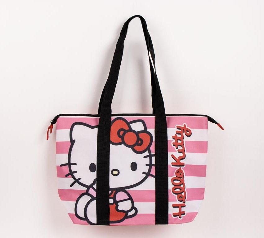 HELLO KITTY - Rouge - Sac de Plage 47x33x15cm