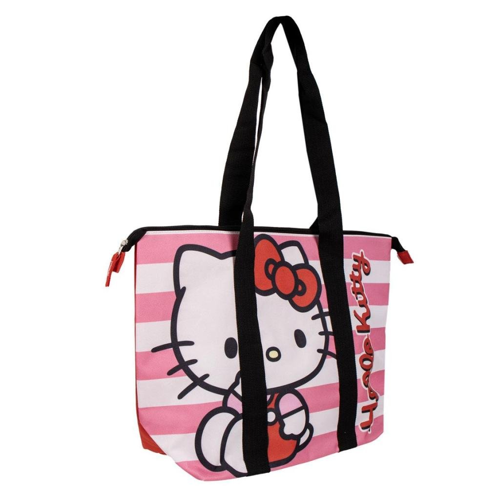 HELLO KITTY - Rouge - Sac de Plage 47x33x15cm