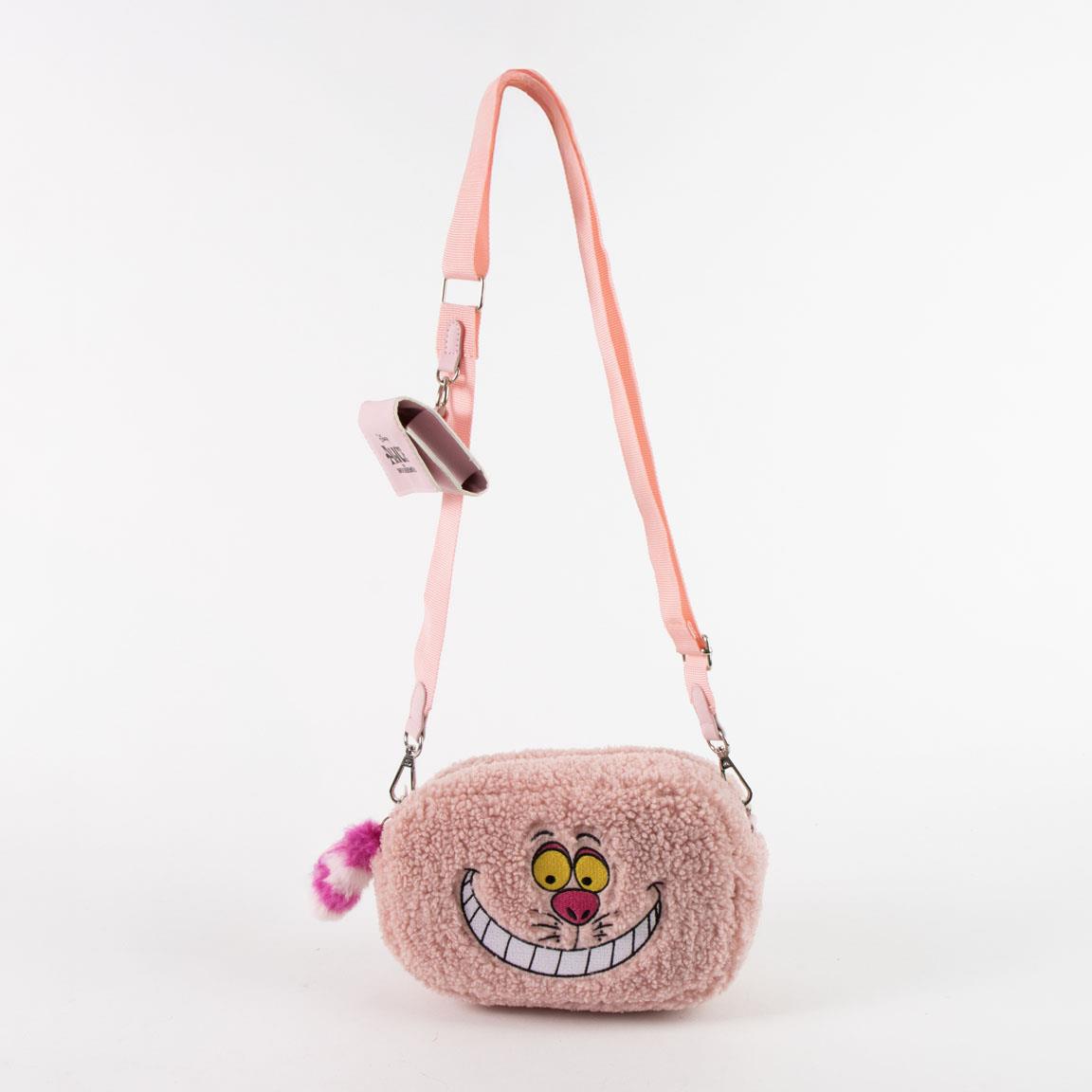 ALICE - Cheshire Cat - Fur Shoulderbag - 18,5x12,5x8cm