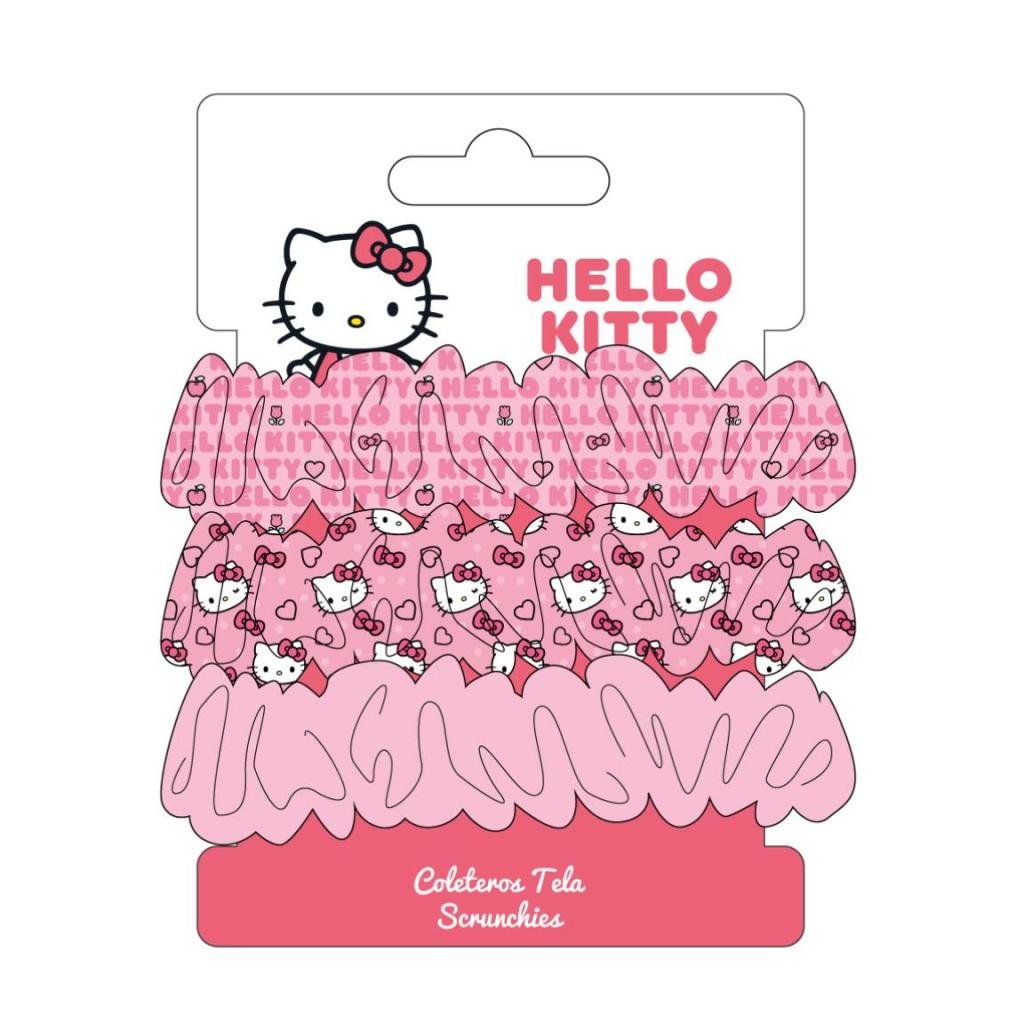 HELLO KITTY - Accessoires Cheveux "Chouchou" 3x