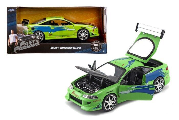 FAST & FURIOUS - 1995 Mitsubishi Eclipse 1:24