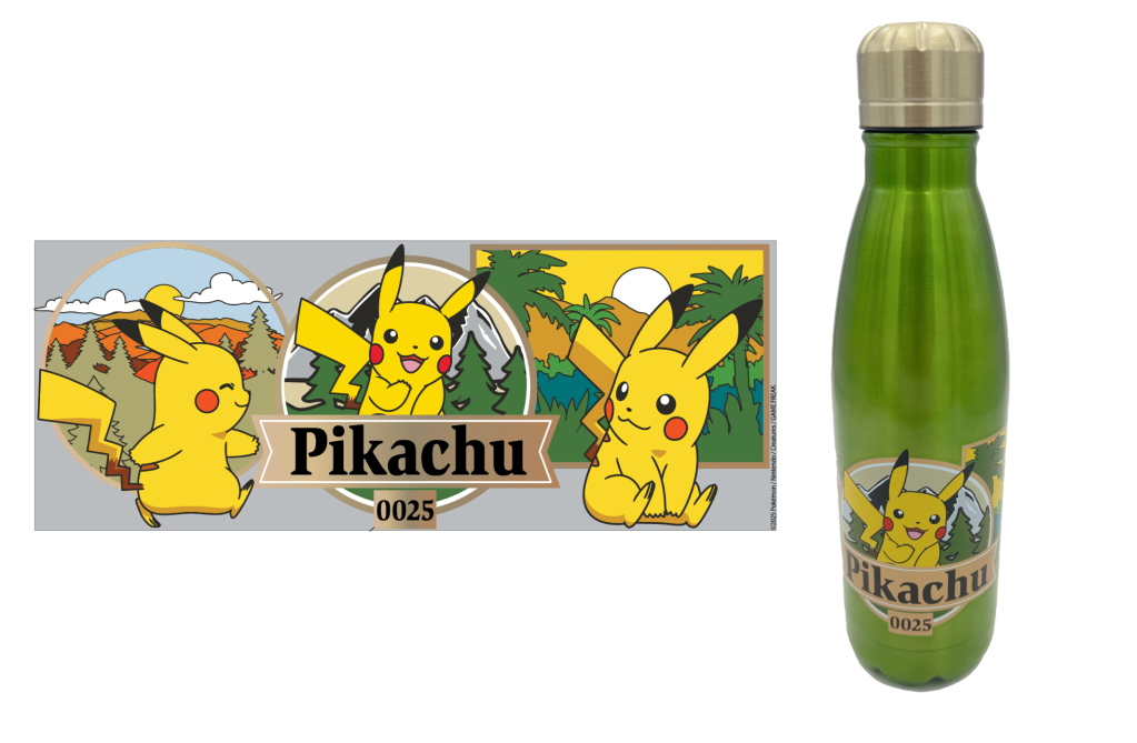 POKEMON - A Wild Pikachu - Stainless Steel Bottle 26oz