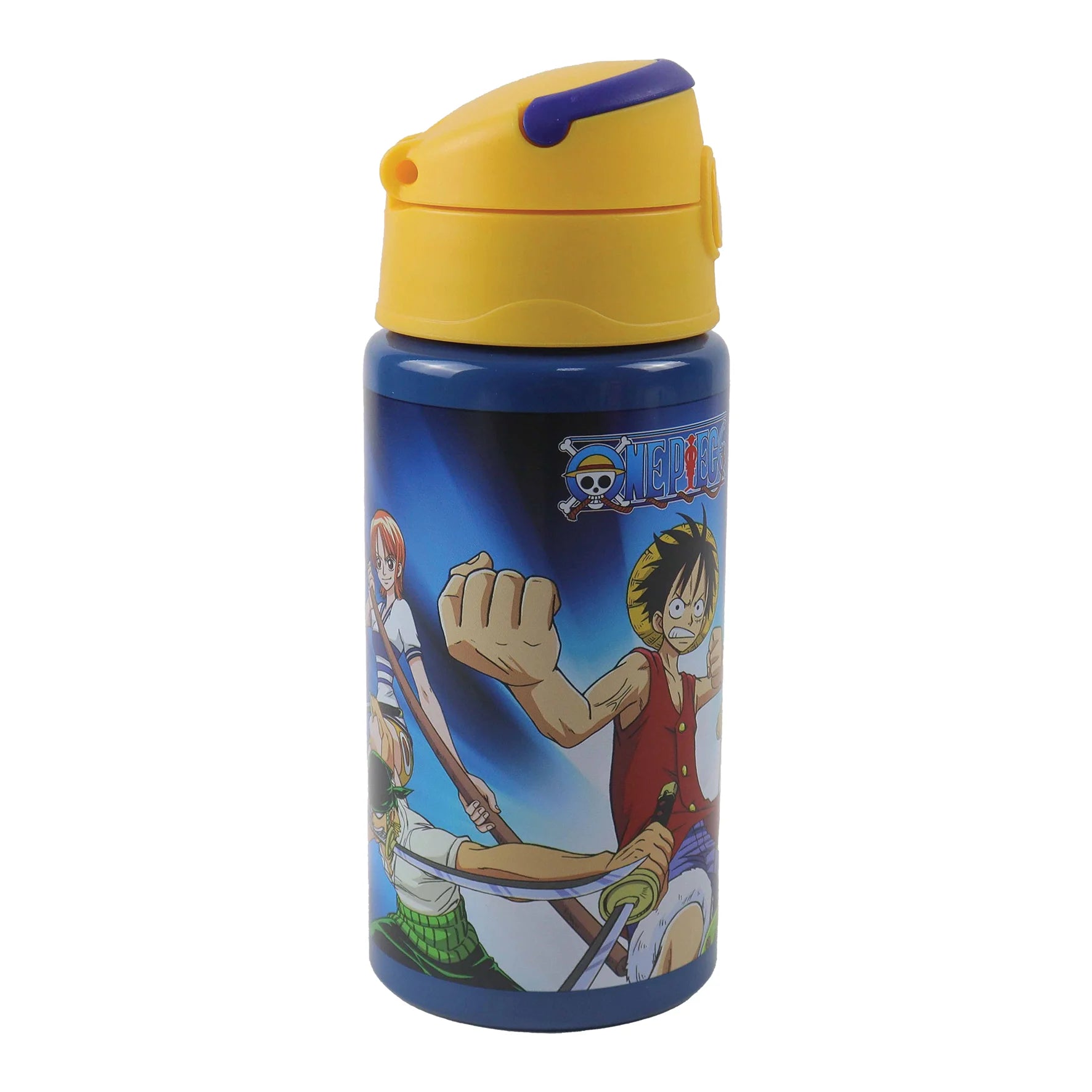 ONE PIECE - Aluminium Canteen Flip 500ml with straw