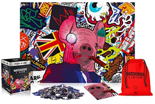 WATCH DOGS LEGION - Pig Mask - Premium Puzzle 1000P